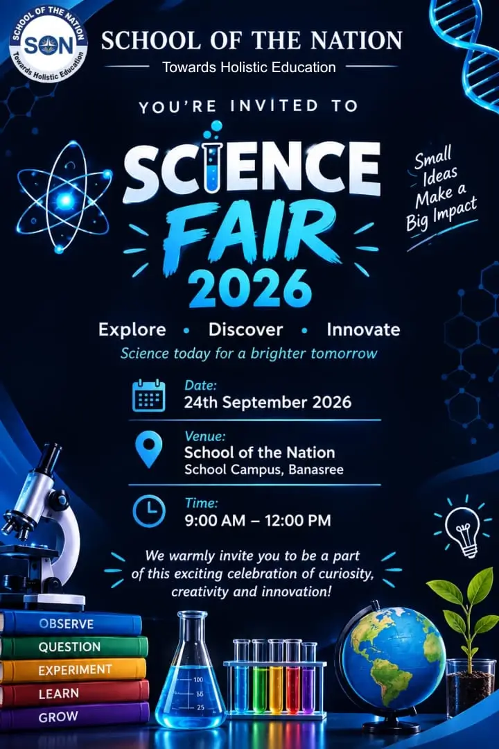 School of the Nation science fair popup