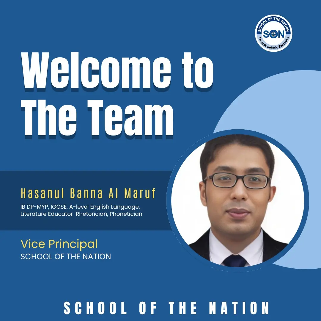 School of the Nation vice principal joining popup